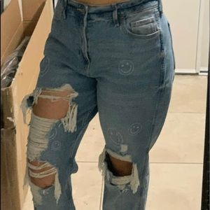 Hollister mom jeans